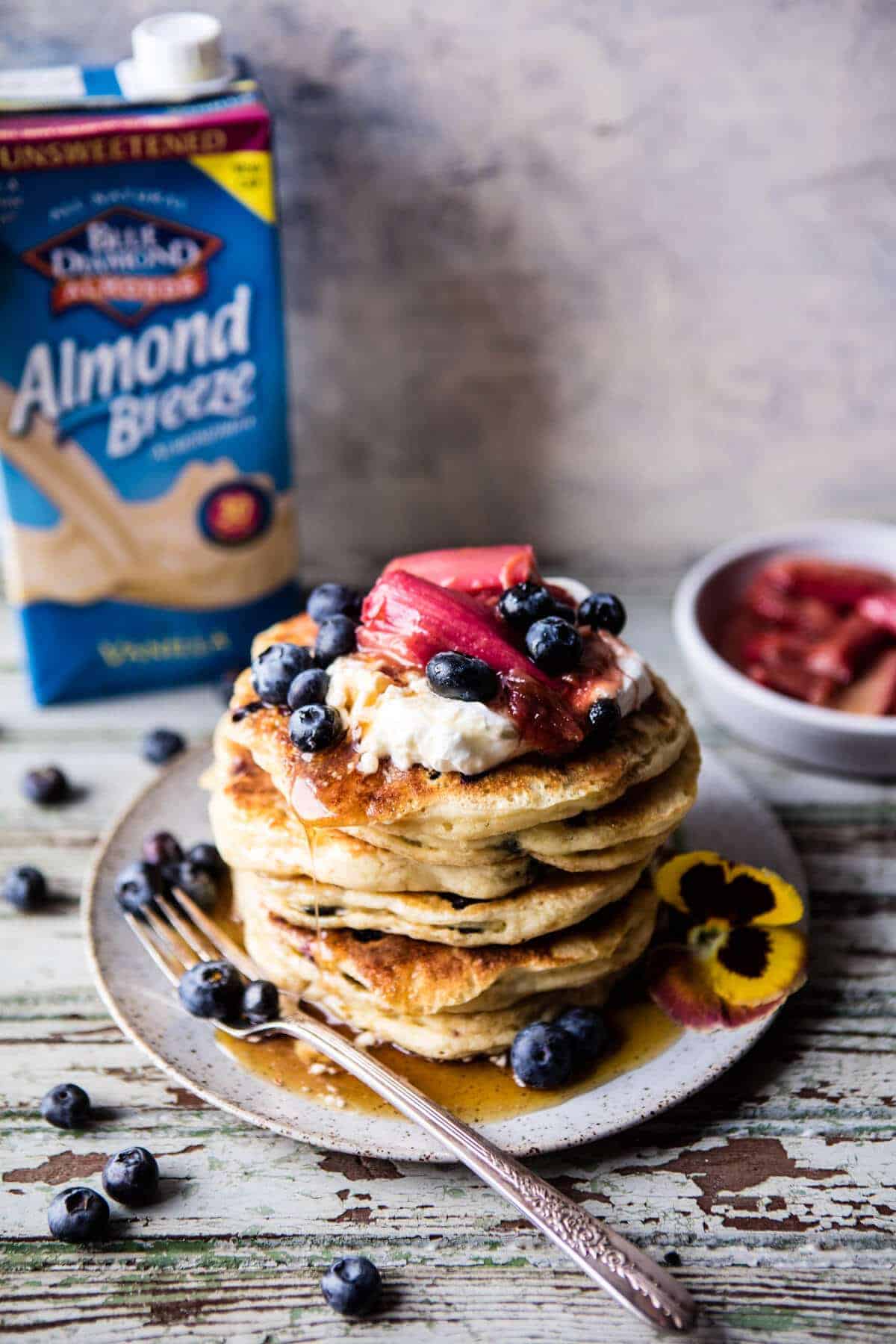 Blueberry Almond Pancakes | halfbakedharvest.com @hbharvest