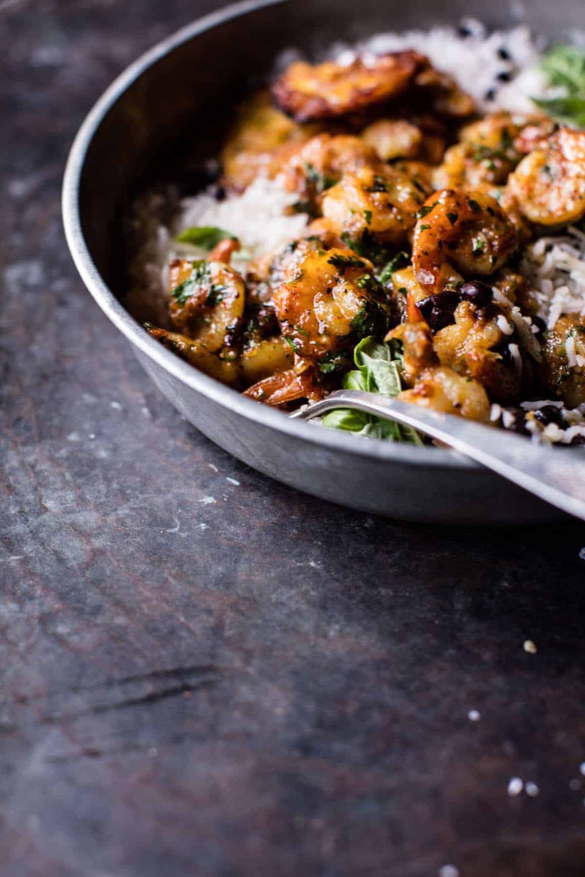 Honey Garlic Butter Shrimp In Coconut Milk | halfbakedharvest.com @hbharvest