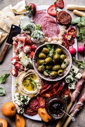Greek Inspired Antipasto Platter | halfbakedharvest.com @hbharvest