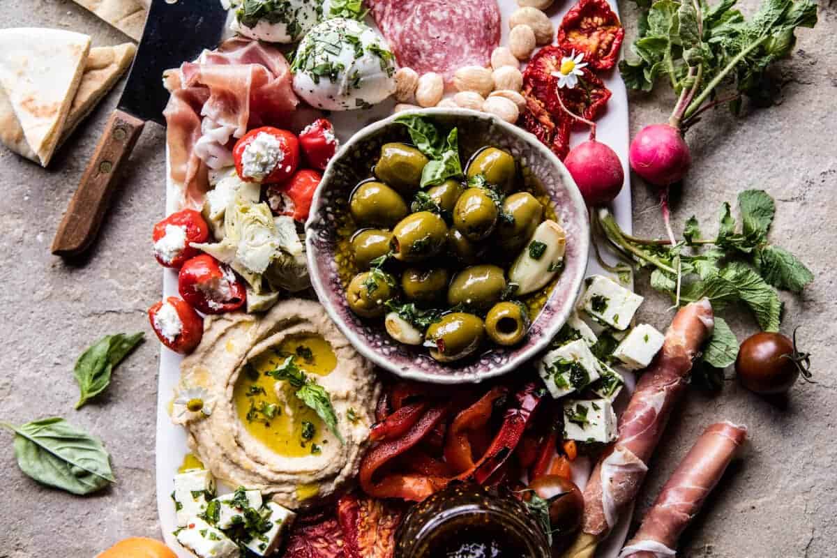 Greek Inspired Antipasto Platter | halfbakedharvest.com @hbharvest