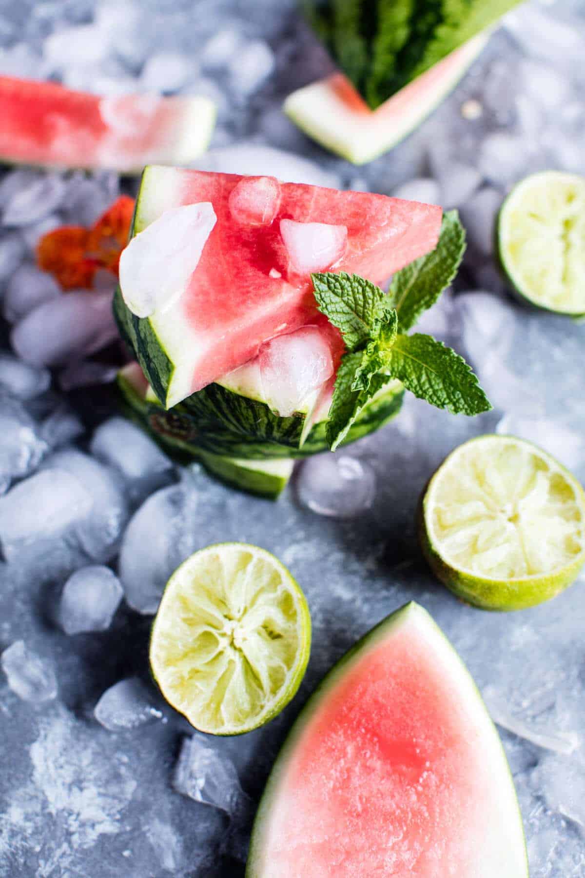 Minty Watermelon Cucumber Margaritas | halfbakedharvest.com @hbharvest