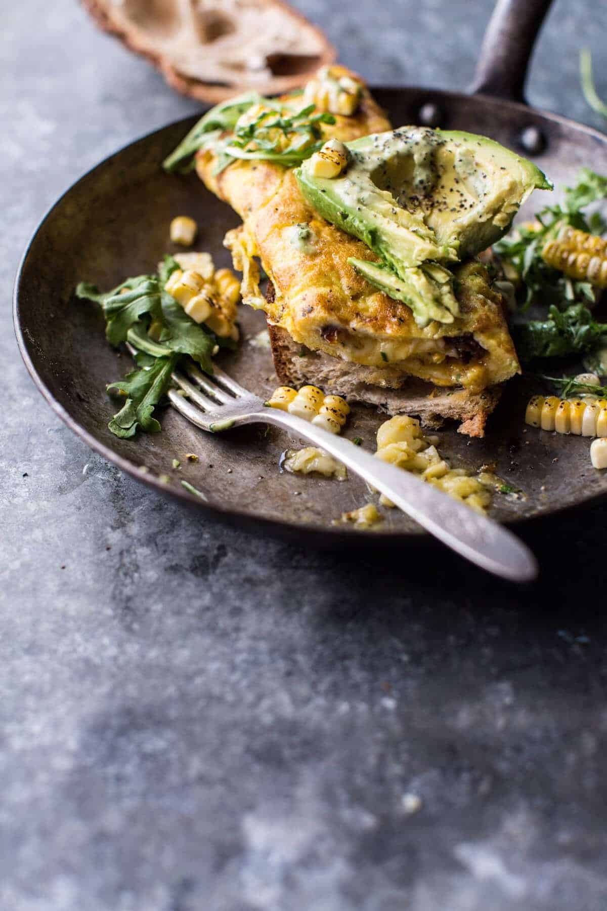 Simple California Style Omelet | halfbakedharvest.com @hbharvest