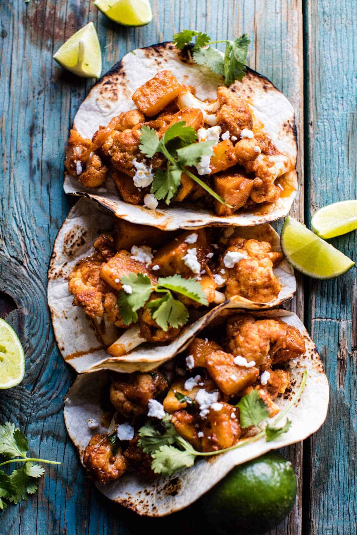 Cauliflower Al Pastor Tacos | halfbakedharvest.com @hbharvest