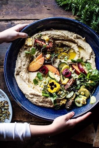 Farmers Market Hummus | halfbakedharvest.com @hbharvest