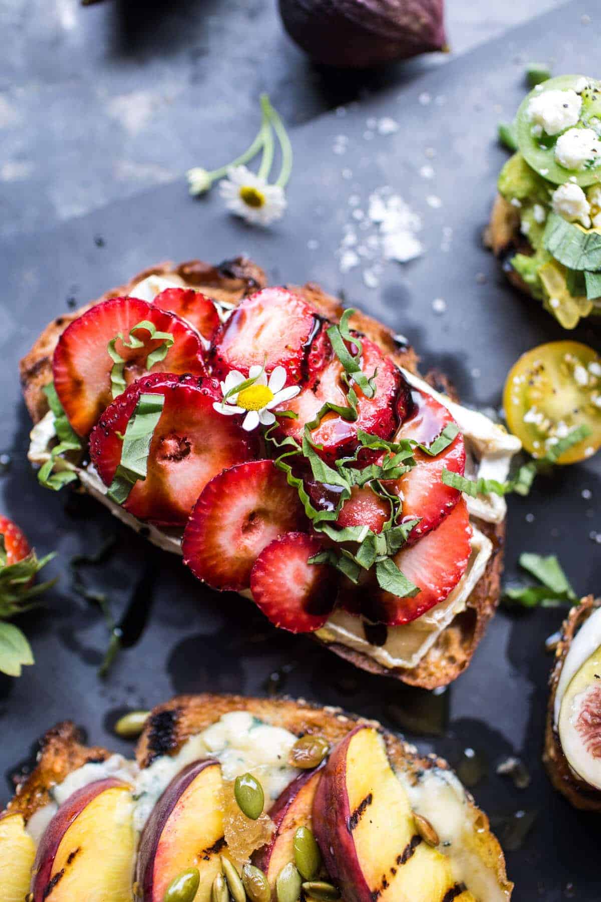 Summer Crostini 6 Ways | halfbakedharvest.com @hbharvest