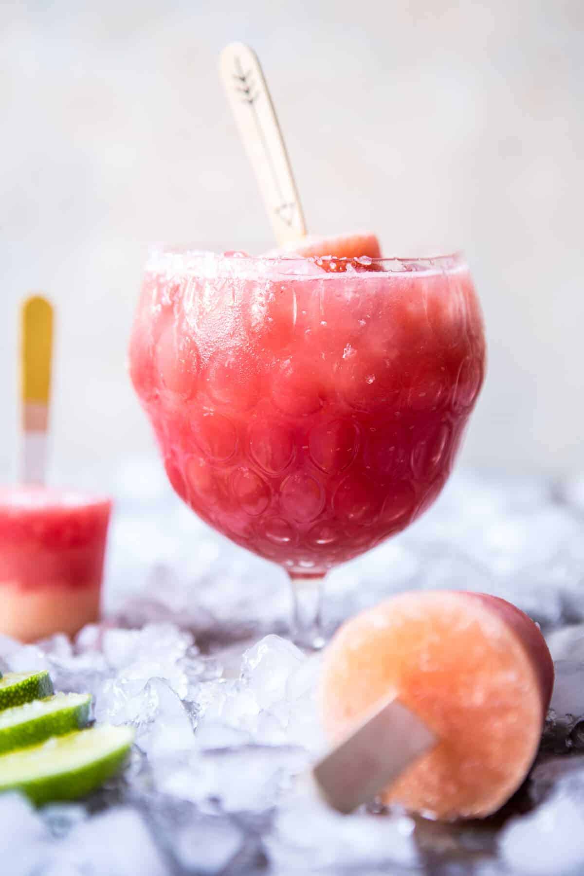 Melon Lemonade Margarita Popsicles | halfbakedharvest.com @hbharvest