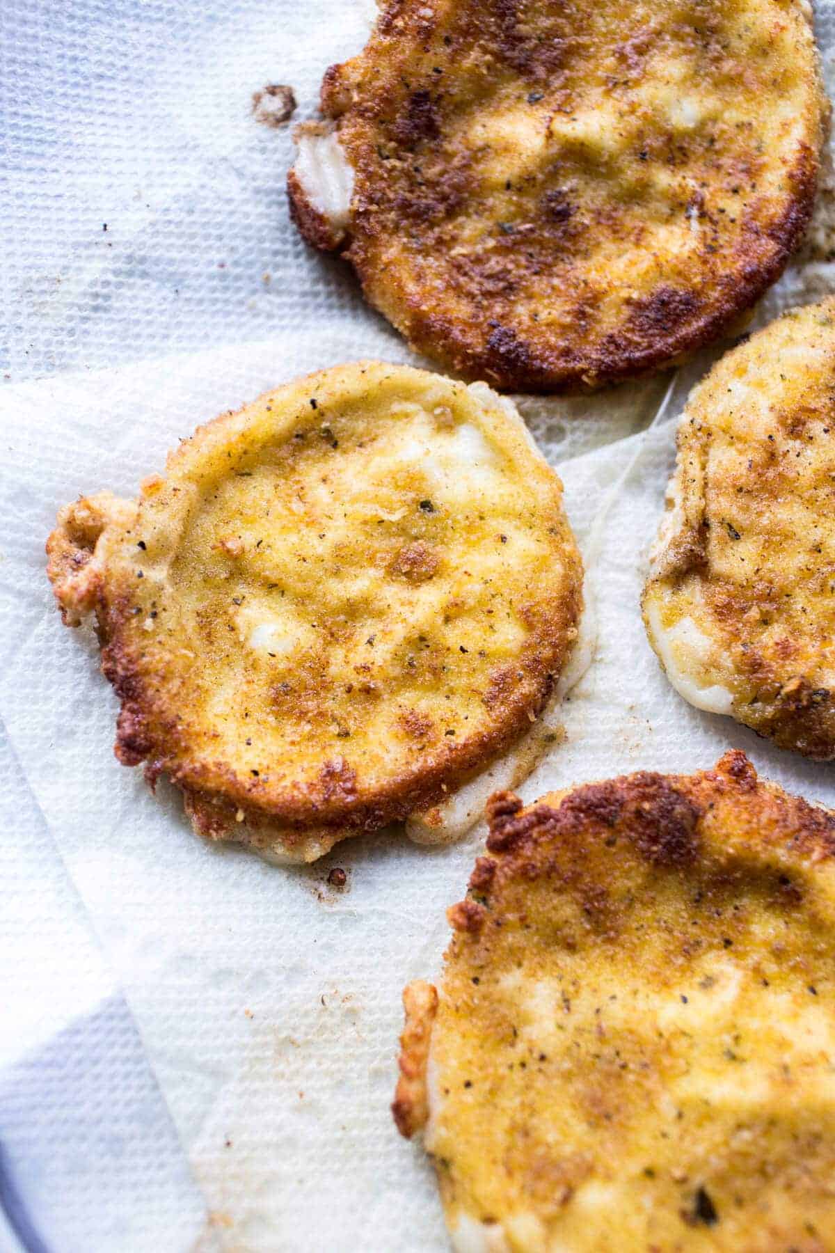 Nectarine and Fried Mozzarella Caprese Salad | halfbakedharvest.com @hbharvest