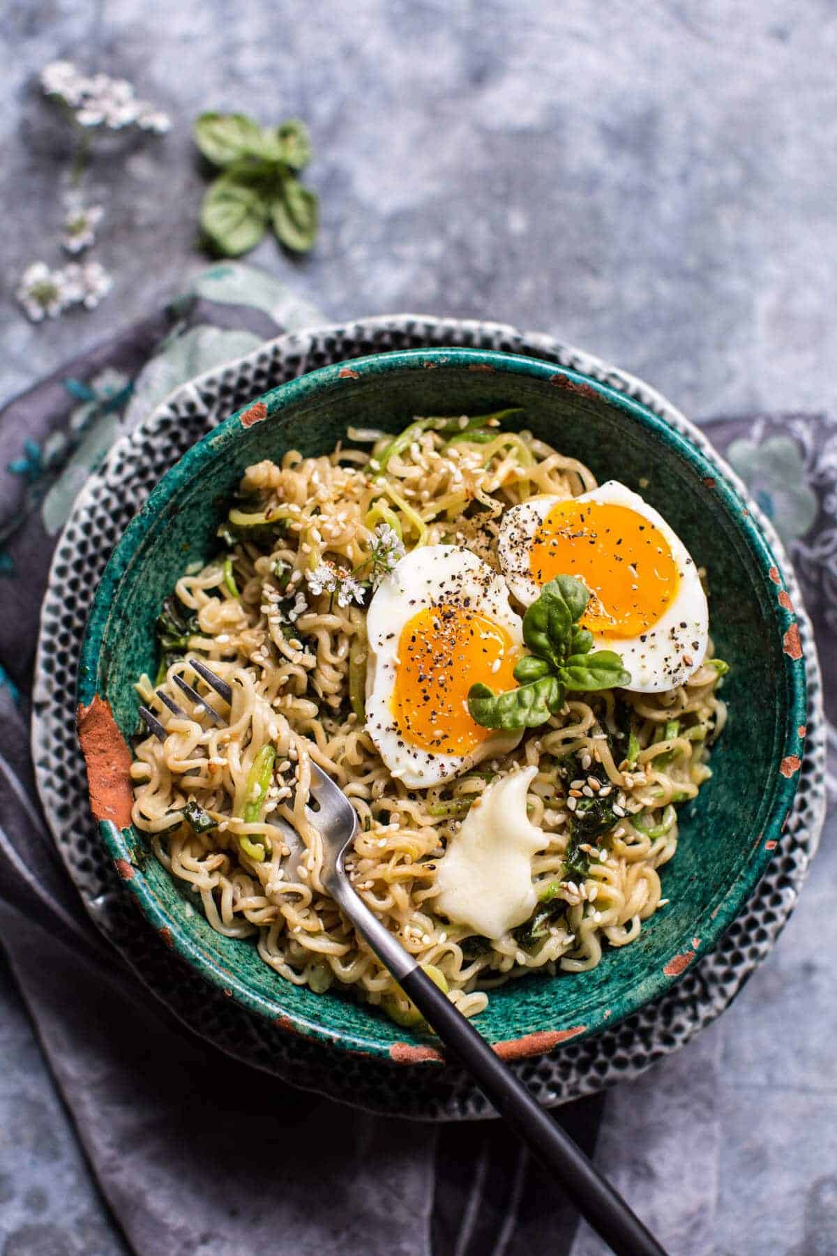 15 Minute Garlic Butter Ramen Noodles | halfbakedharvest.com @hbharvest