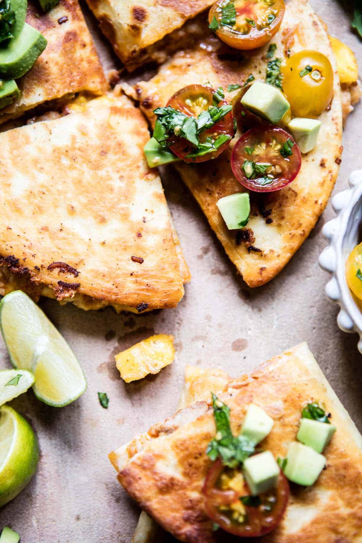 Applewood Smoked Mango Pork Quesadilla | halfbakedharvest.com @hbharvest