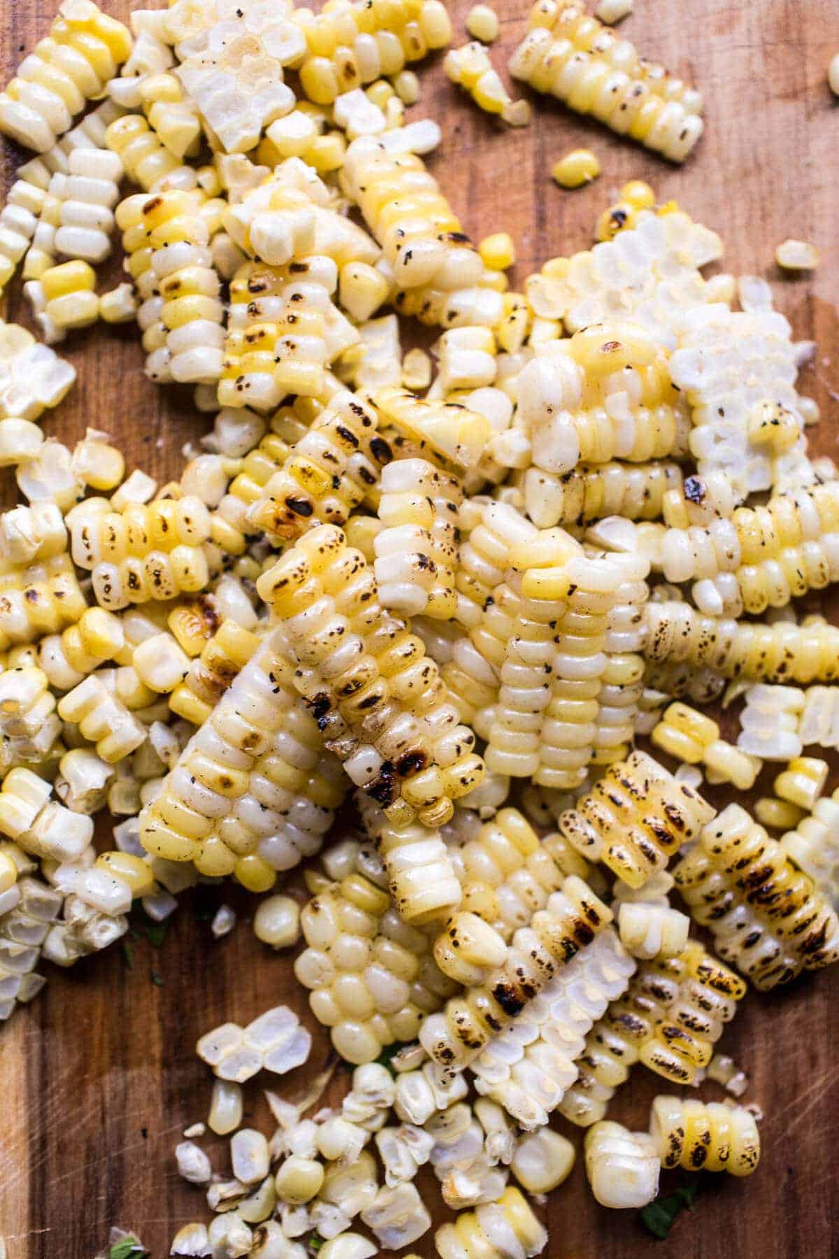 Charred Corn and Zucchini Enchilada Pasta Salad | halfbakedharvest.com @hbharvest