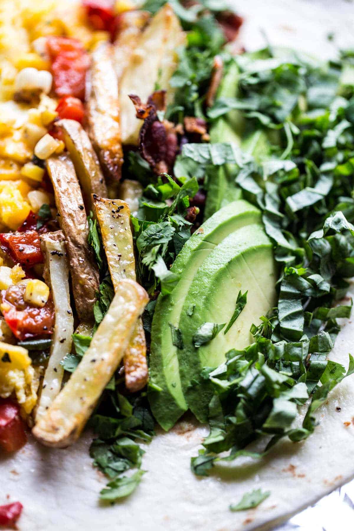 Avocado Breakfast Burrito | halfbakedharvest.com @hbharvest