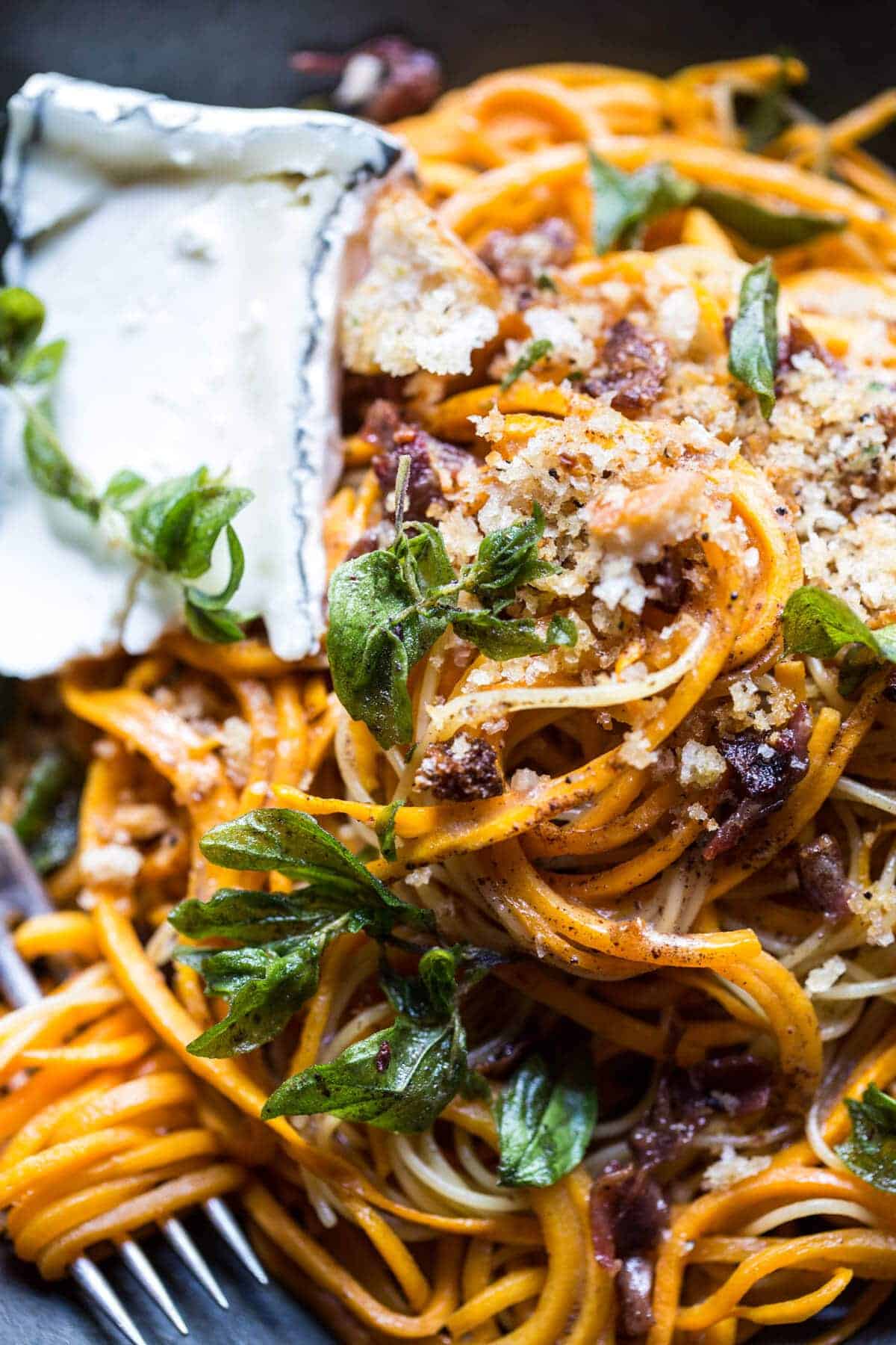 Butternut Squash Goat Cheese Pasta | halfbakedharvest.com @hbharvest