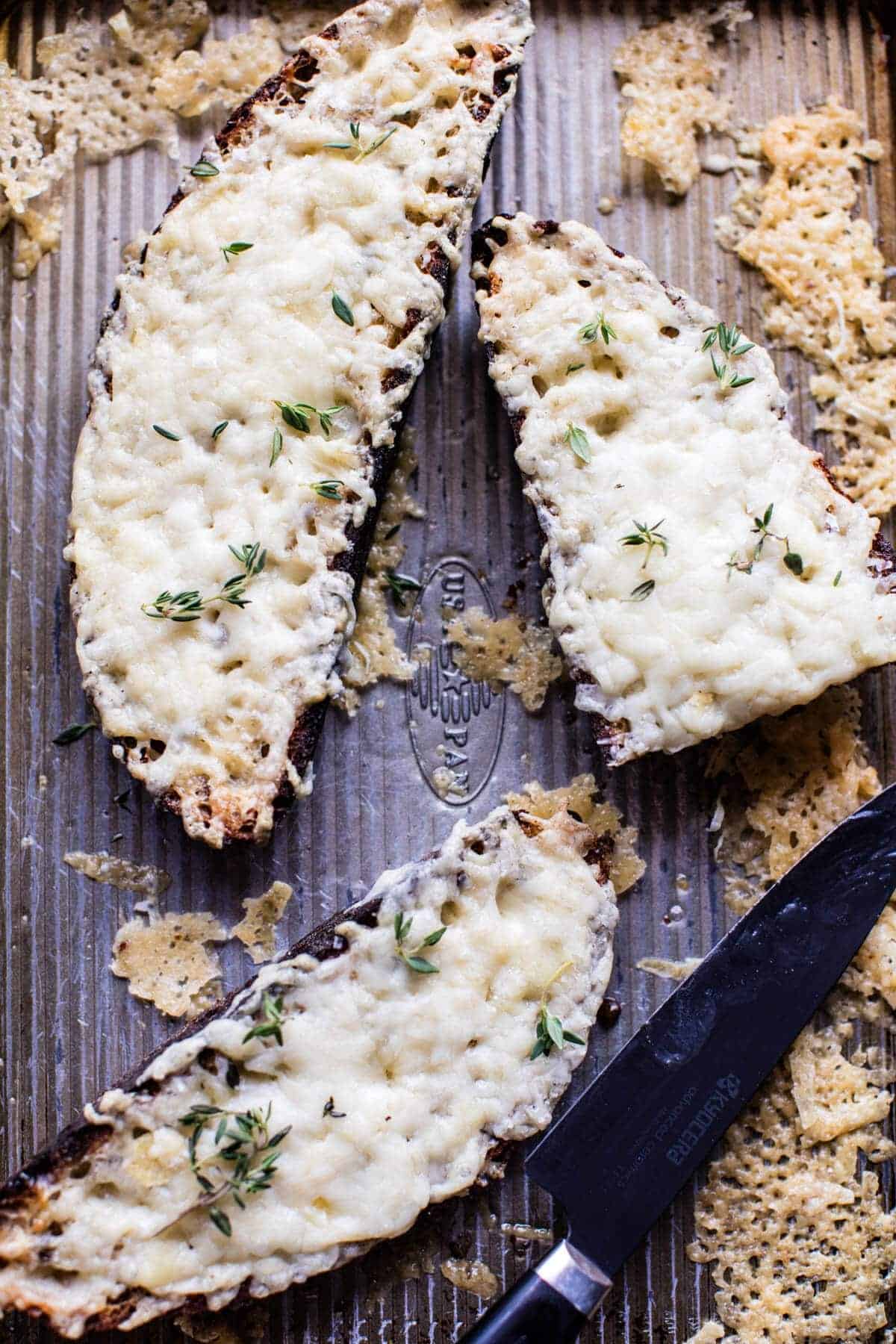 Caramelized Onion French Lentils and Cheesy Toast | halfbakedharvest.com @hbharvest