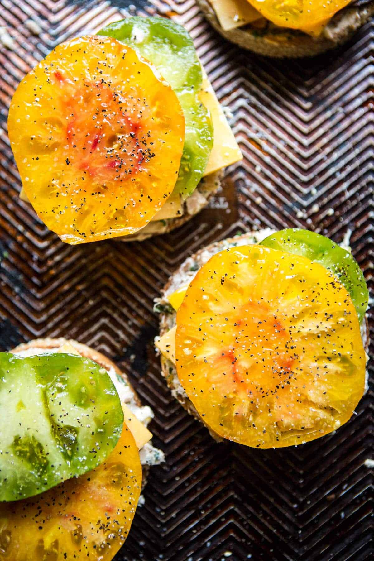 Cheesy Avocado Bagel Tuna Melts-2