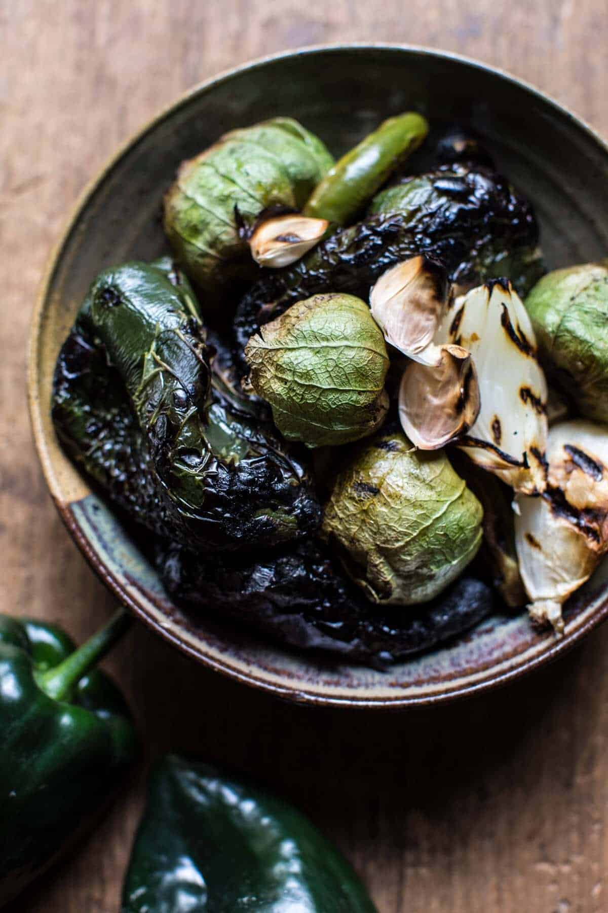 Crockpot Salsa Verde Chicken Pozole | halfbakedharvest.com @hbharvest