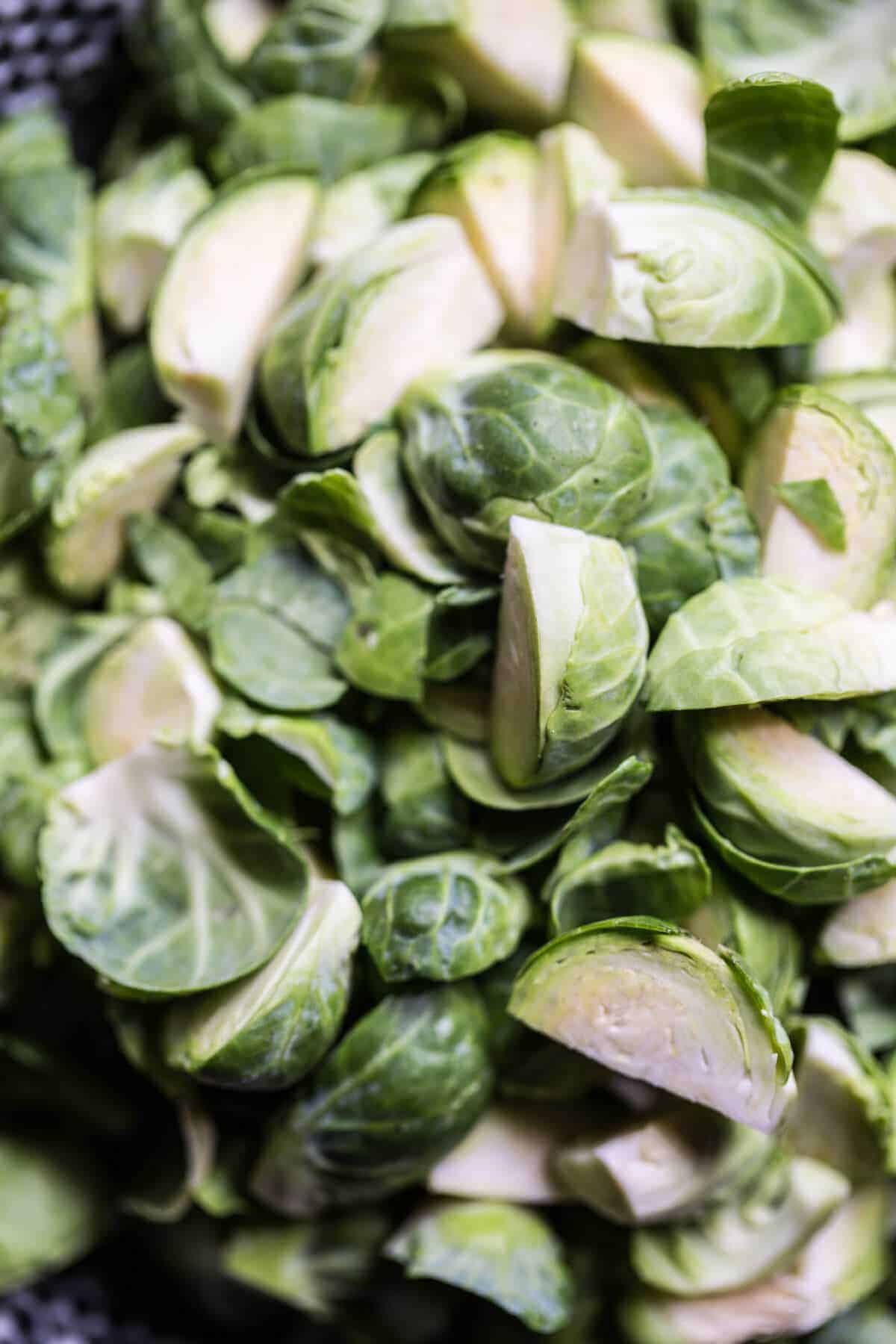 Sage Butter Lemon Roasted Chicken in Goat Milk With Brussels Sprout Pasta | halfbakedharvest.com @hbharvest