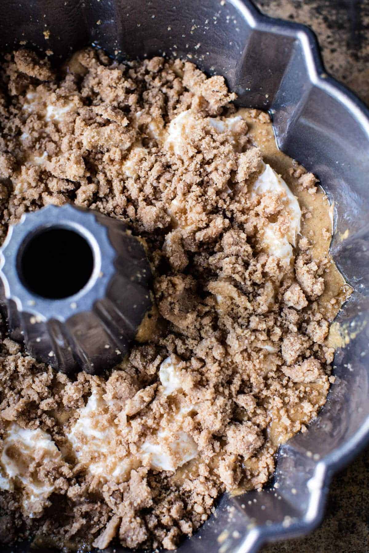 Cream Cheese Swirled Brown Sugar Pumpkin Coffee Cake | halfbakedharvest.com @hbharvest