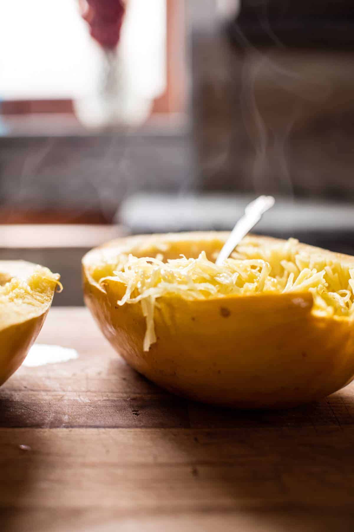 Crockpot Spaghetti Squash Lasagna Bolognese | halfbakedharvest.com @hbharvest