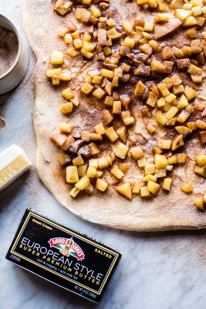 Apple Cinnamon Rolls with Cream Cheese Chai Frosting | halfbakedharvest.com @hbharvest