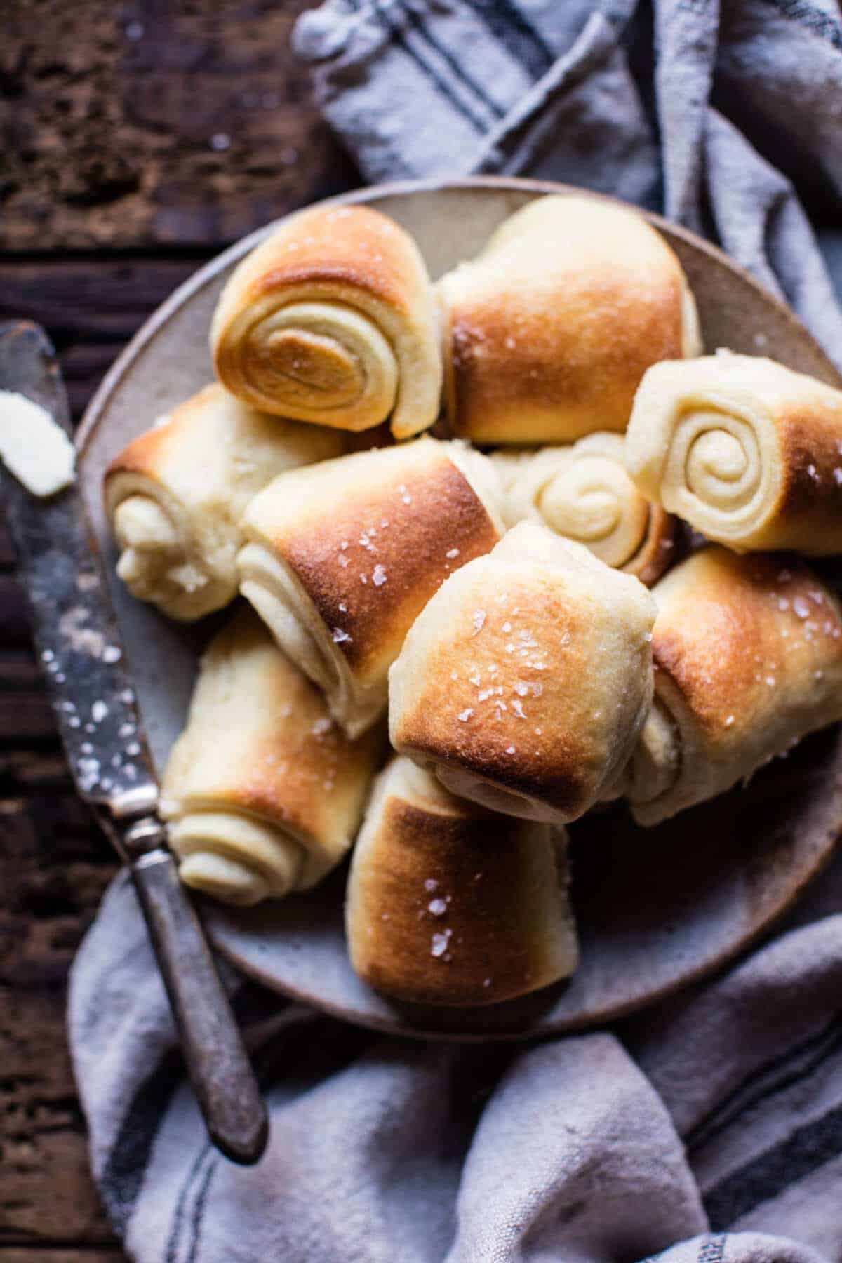 Buttery Parker House Rolls | halfbakedharvest.com @hbharvest