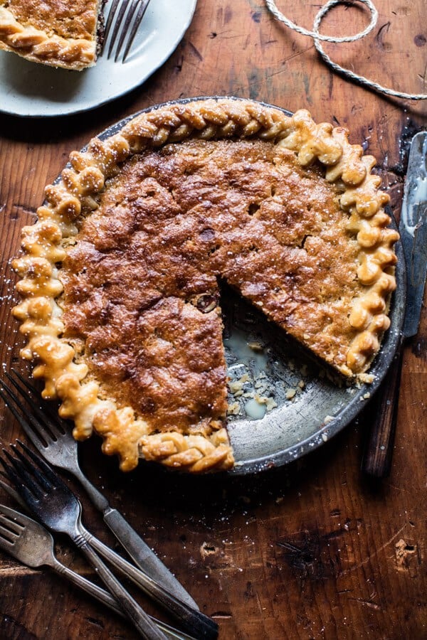 Gooey Chocolate Chip Cookie Pie | halfbakedharvest.com @hbharvest