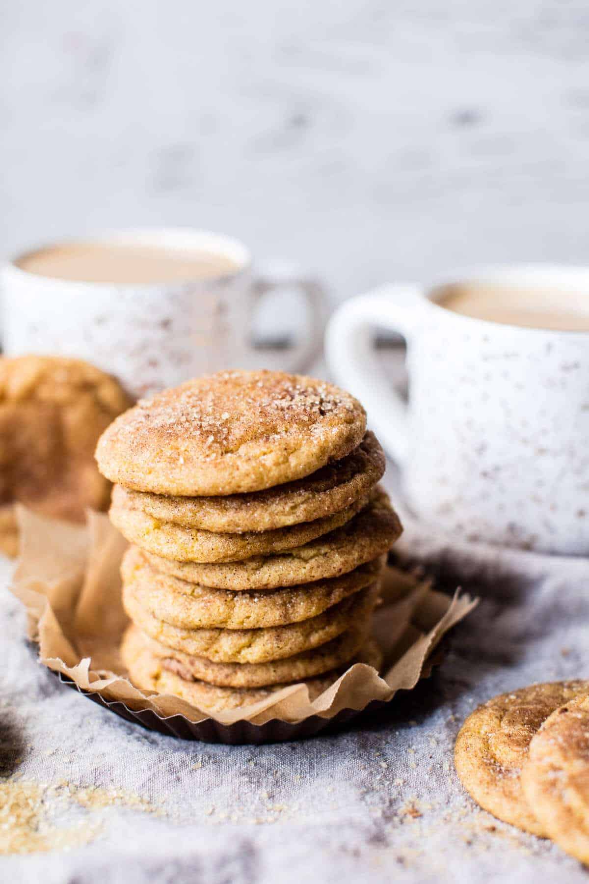 Pumpkin Chai Snickerdoodles | halfbakedharvest.com @hbharvest