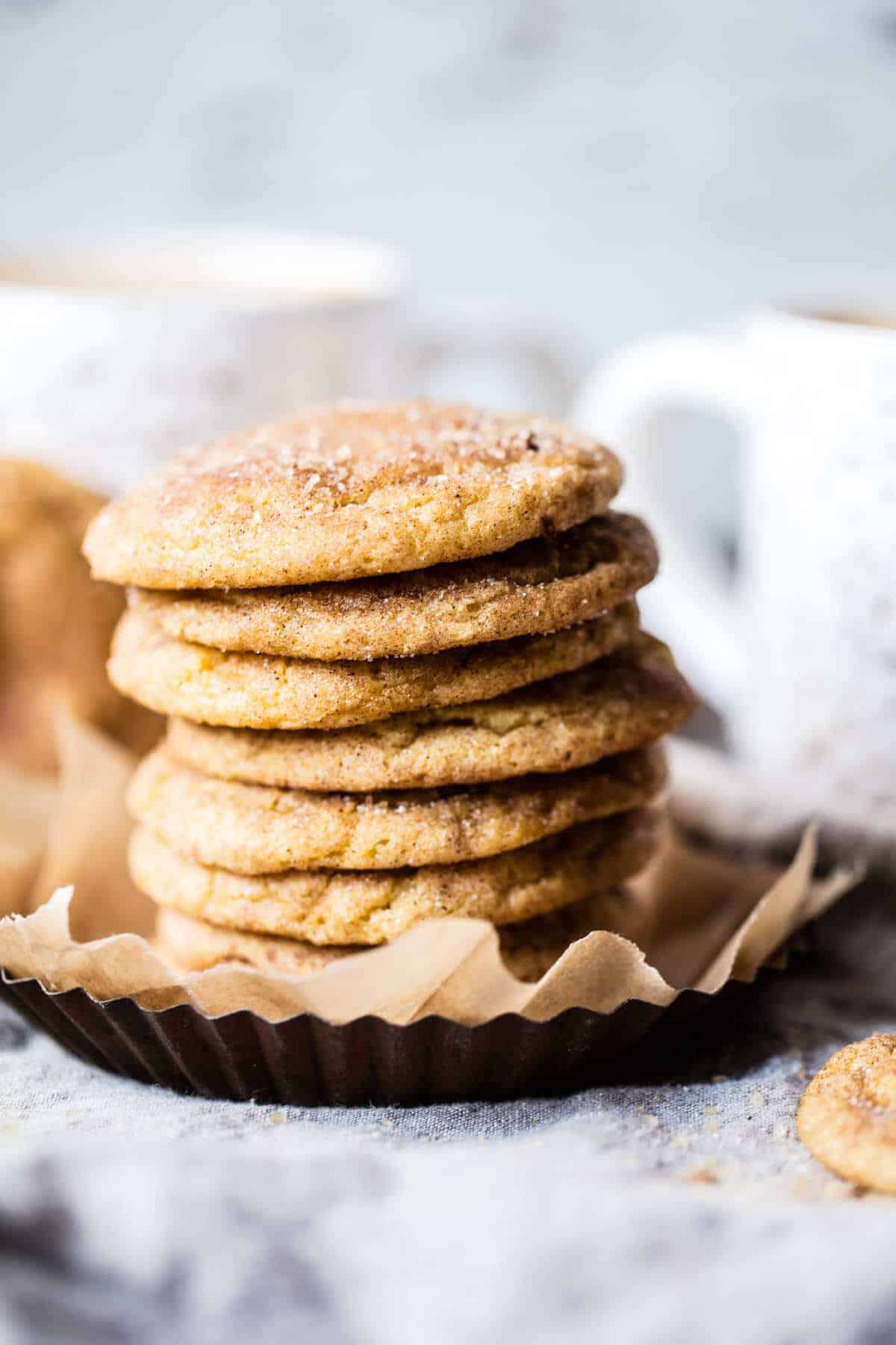 Pumpkin Chai Snickerdoodles | halfbakedharvest.com @hbharvest