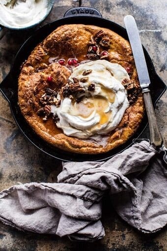 Sweet Potato Pie Dutch Baby | halfbakedharvest.com @hbharvest