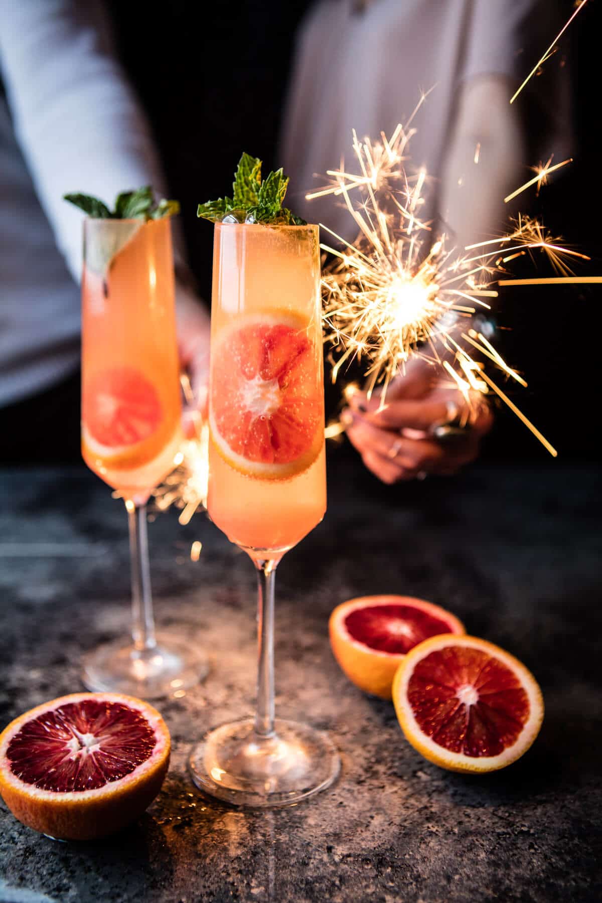 Blood Orange Champagne Mule | halfbakedharvest.com @hbharvest