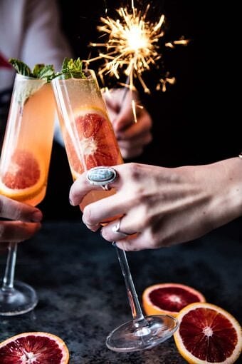 Blood Orange Champagne Mule | halfbakedharvest.com @hbharvest