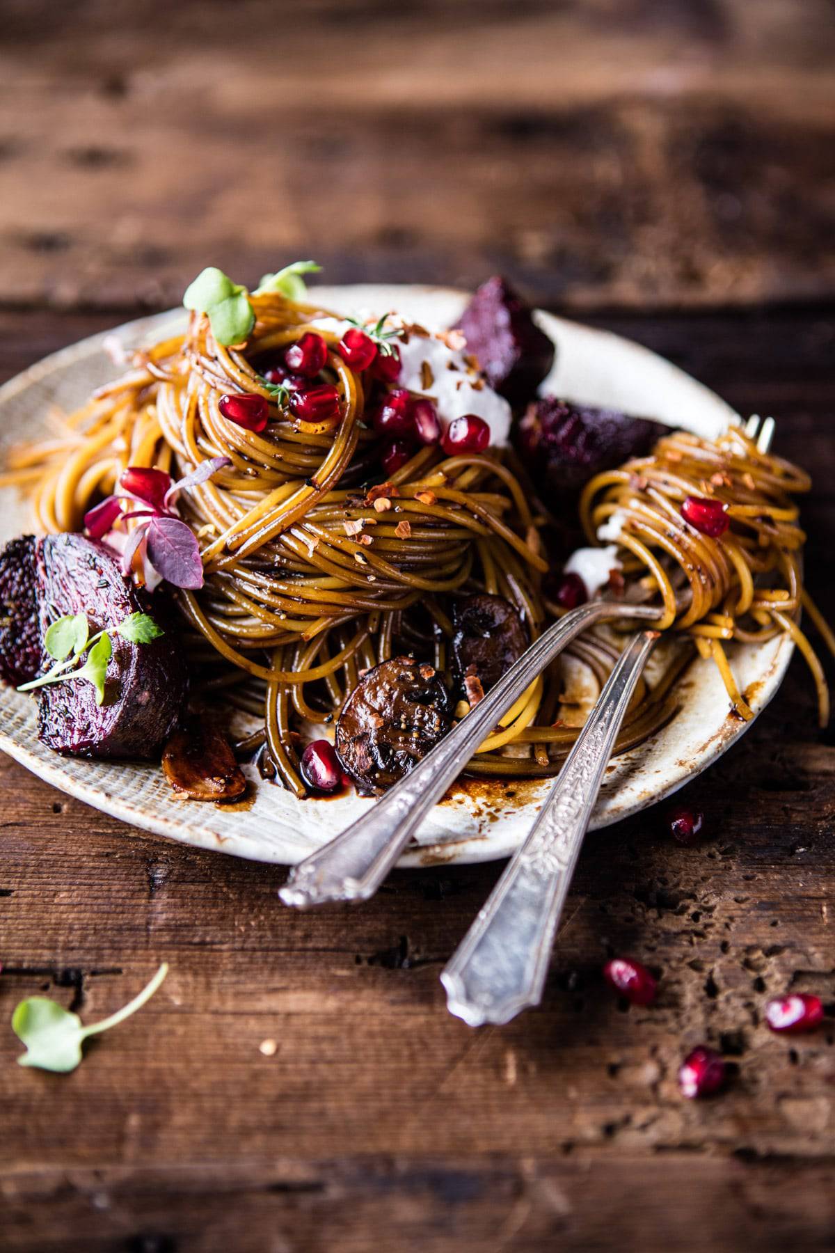 Caramelized Balsamic Goat Cheese Pasta | halfbakedharvest.com @hbharvest
