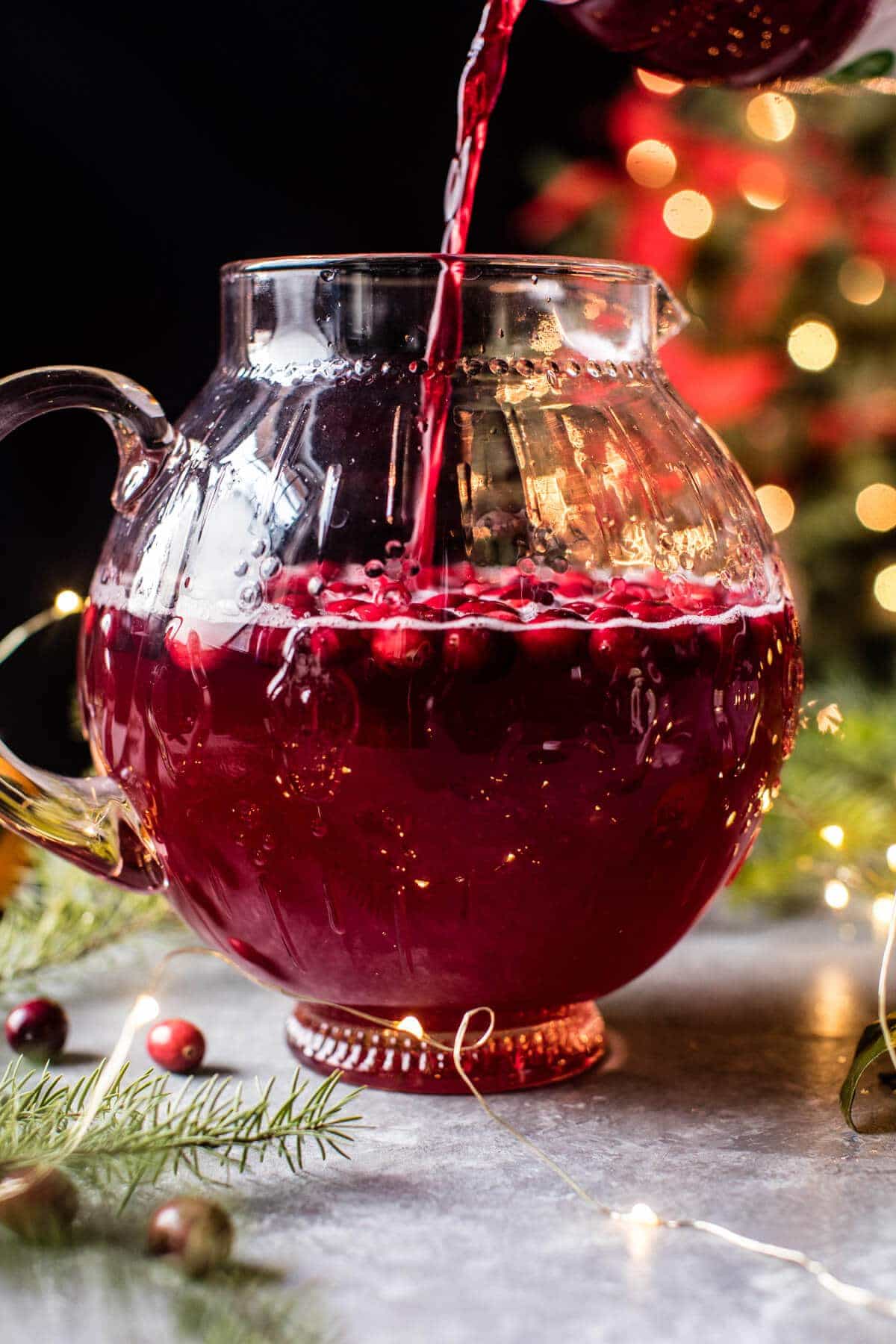 Poinsettia Spritz Punch | halfbakedharvest.com @hbharvest