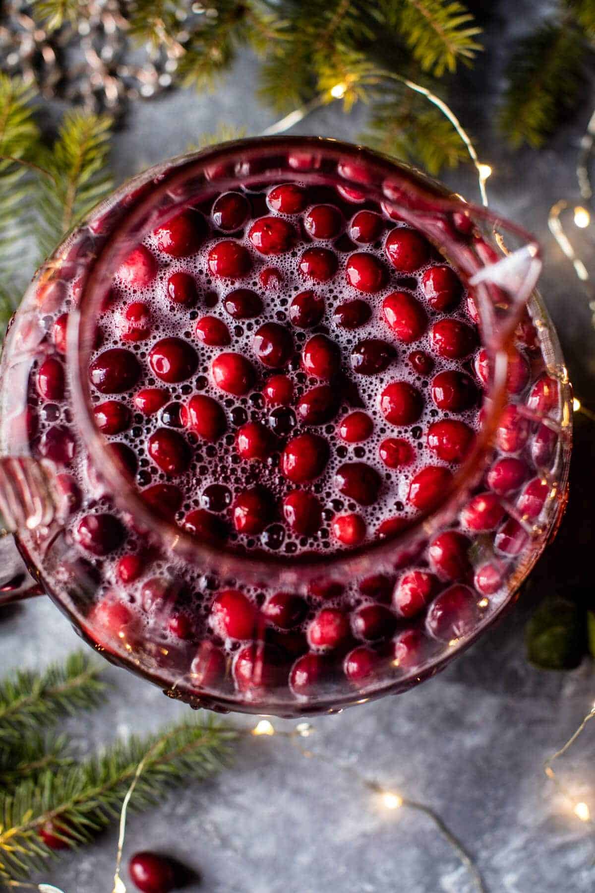 Poinsettia Spritz Punch | halfbakedharvest.com @hbharvest