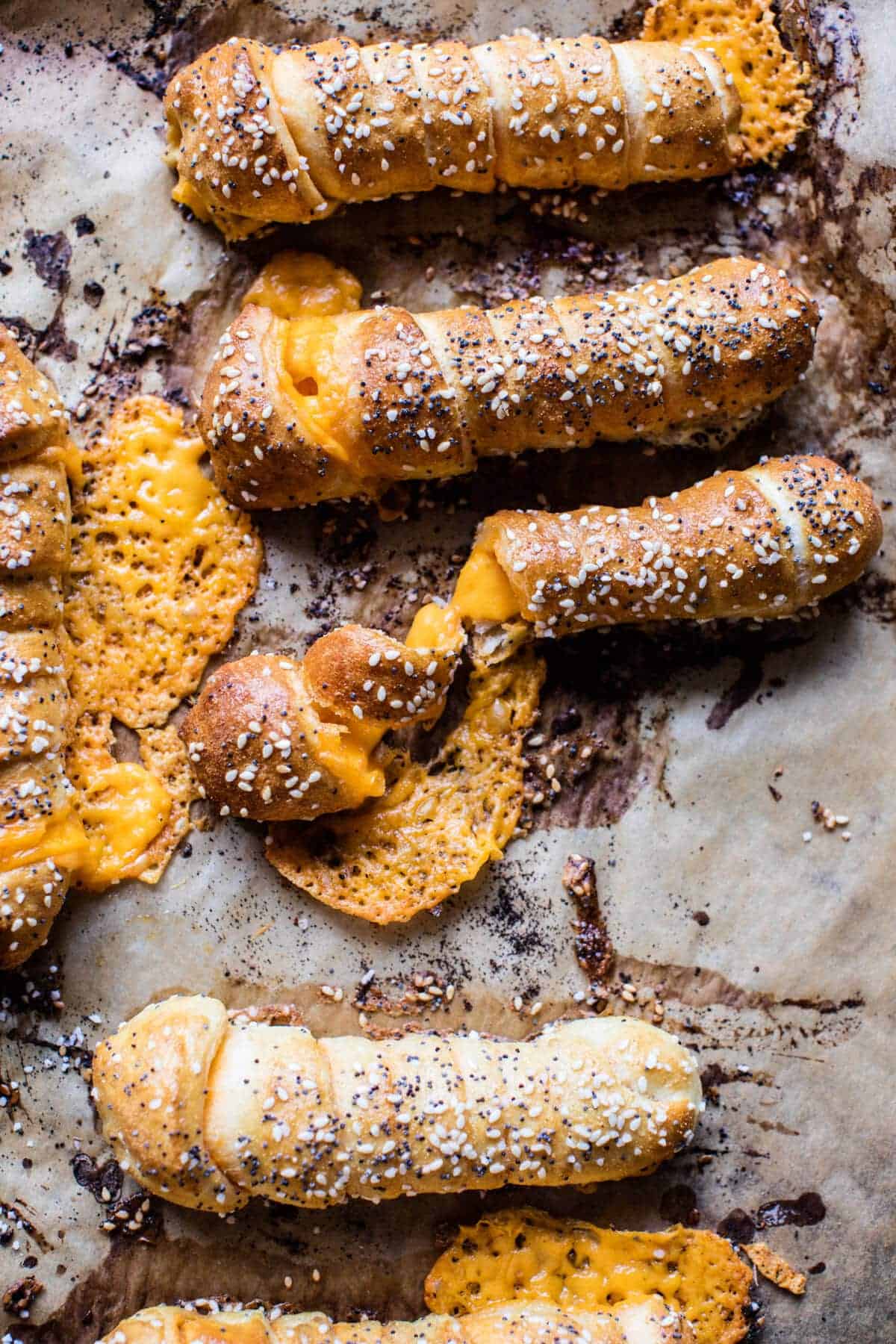 Buffalo Cheddar Soft Pretzel Twists with Everything Spice | halfbakedharvest.com @hbharvest