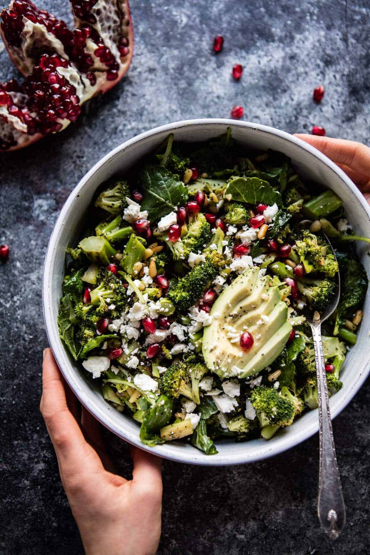 Lemon Garlic Roasted Broccoli Salad | halfbakedharvest.com @hbharvest