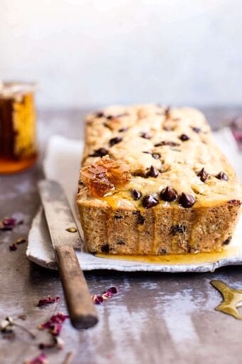 Nourishing 7 Ingredient Chocolate Chip Ricotta Banana Bread | halfbakedharvest.com @hbharvest