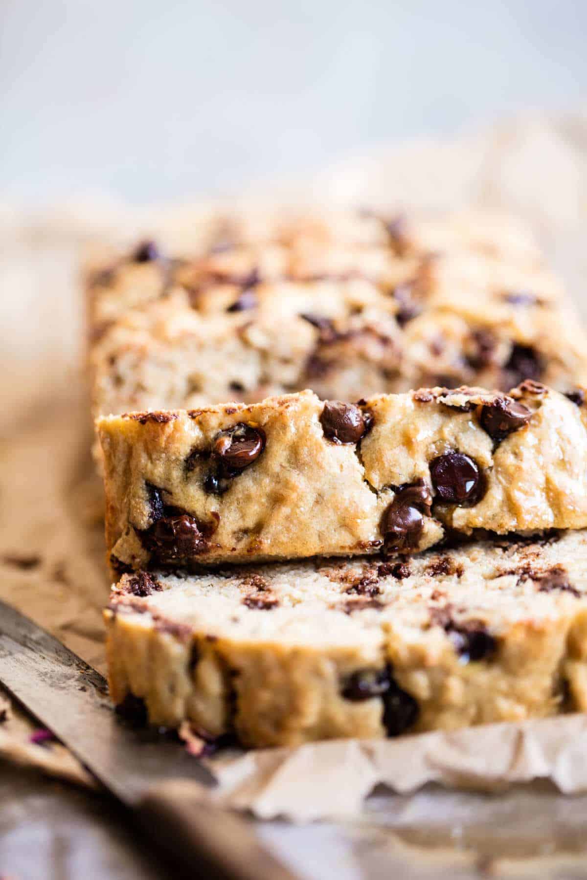 Nourishing 7 Ingredient Chocolate Chip Ricotta Banana Bread | halfbakedharvest.com @hbharvest