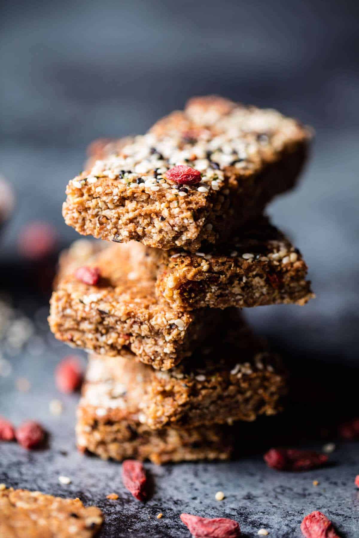 Superfood Cashew Goji Berry Bars | halfbakedharvest.com @hbharvest