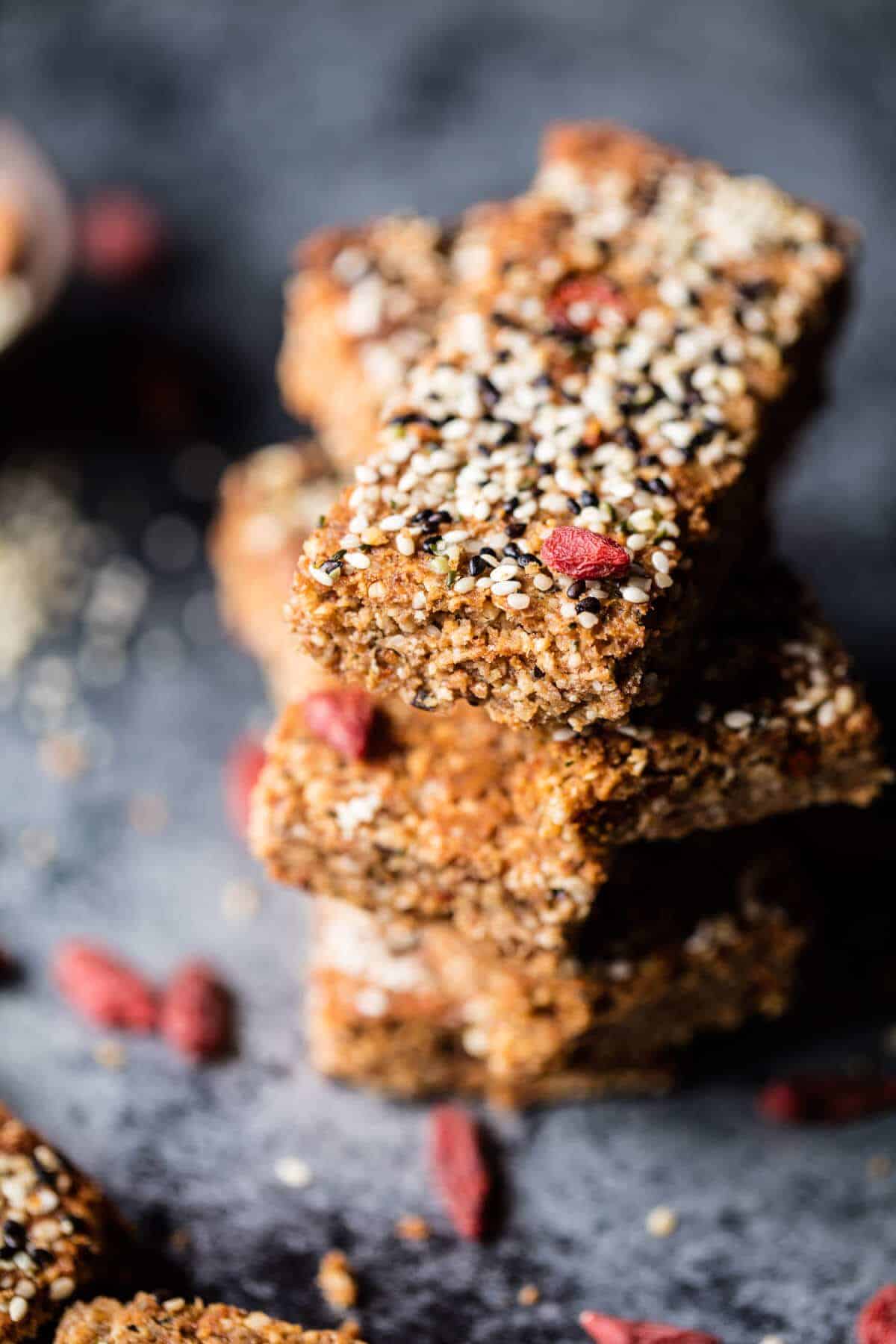 Superfood Cashew Goji Berry Bars | halfbakedharvest.com @hbharvest