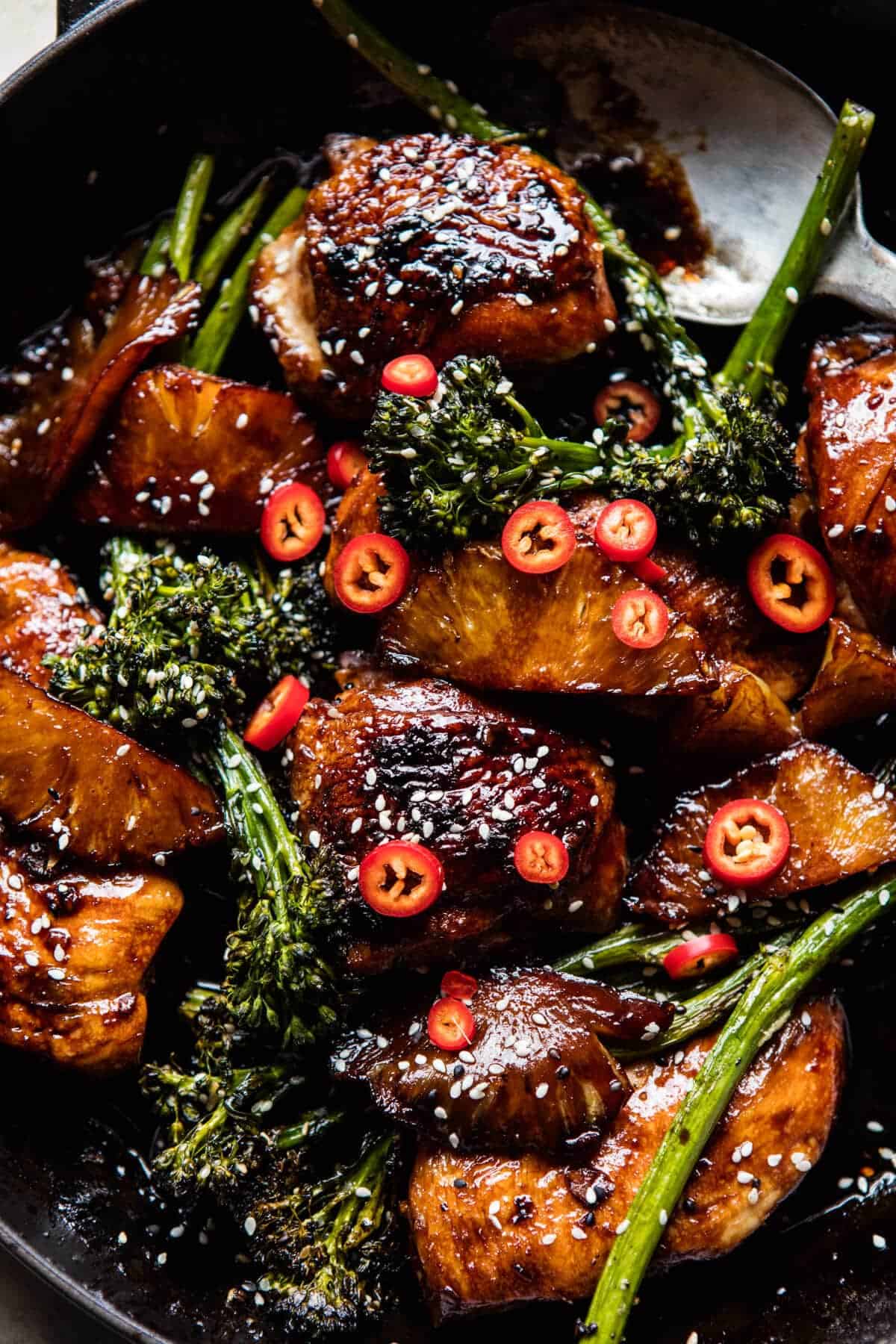 30 Minute Teriyaki Chicken with Sesame Ginger Broccoli | halfbakedharvest.com @hbharvest