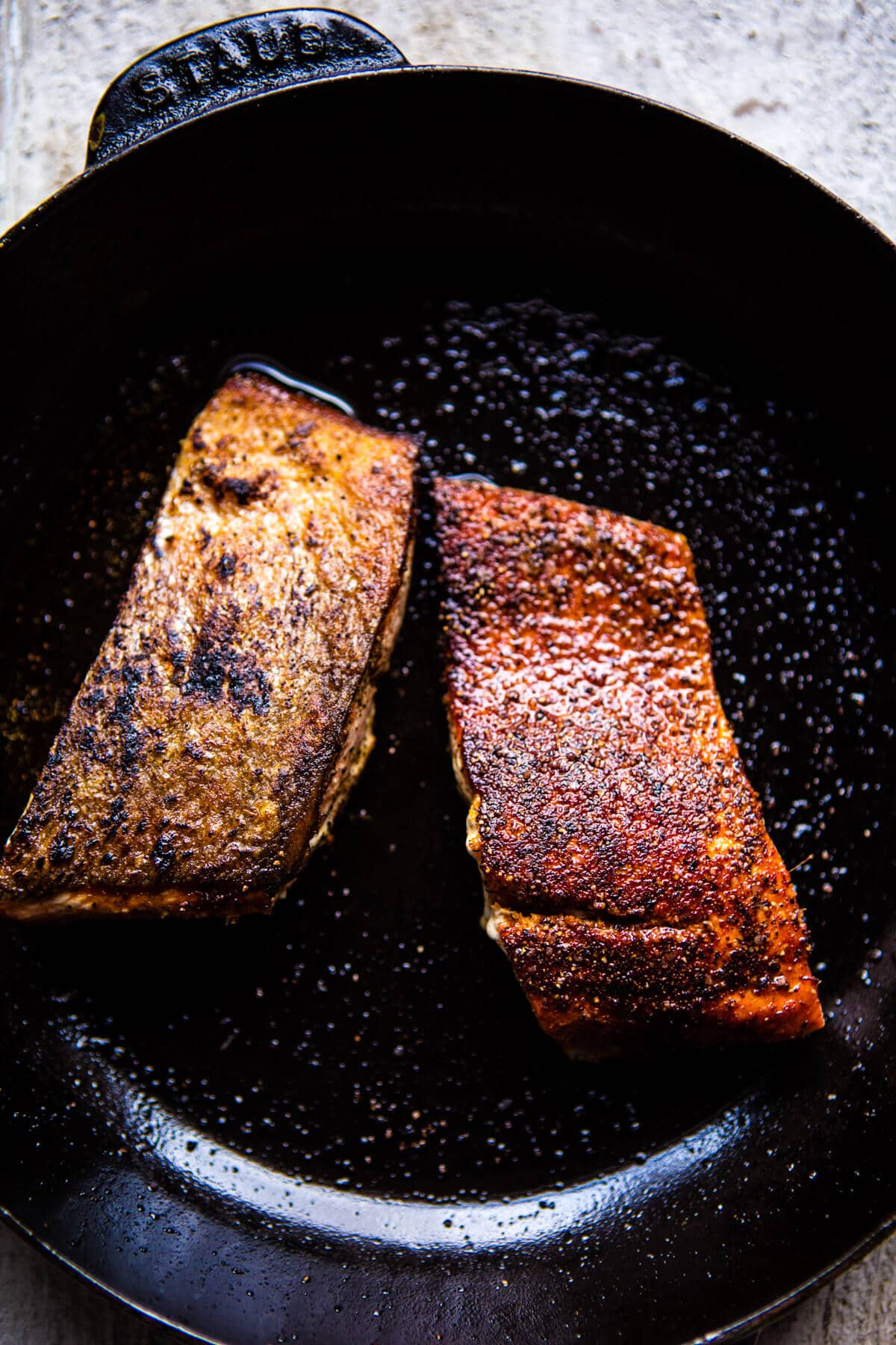 Glowing Citrus, Avocado, and Blackened Salmon Salad | halfbakedharvest.com @hbharvest