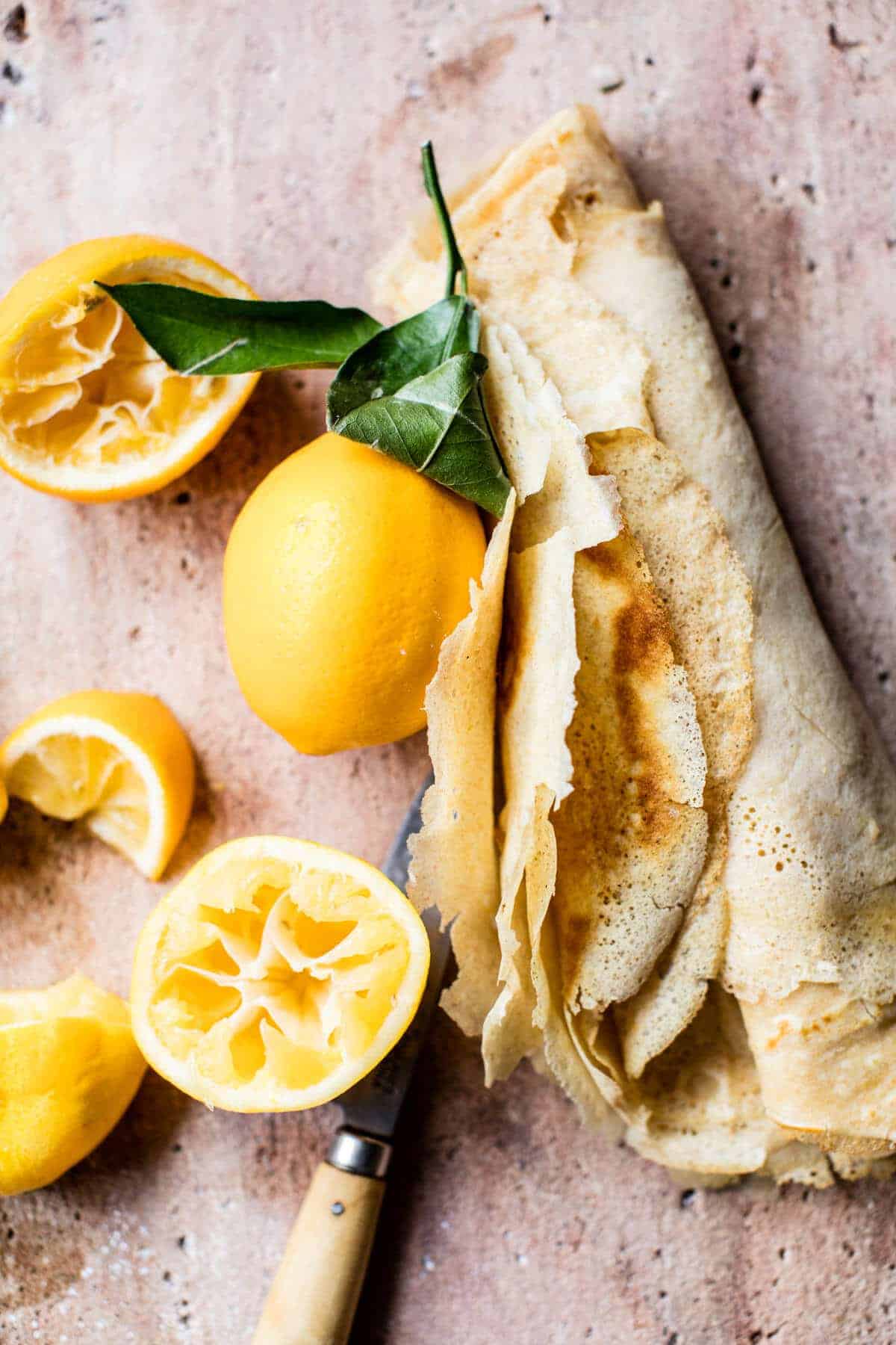 Meyer Lemon Chamomile Suzette Crepes with Greek Yogurt | halfbakedharvest.com @hbharvest