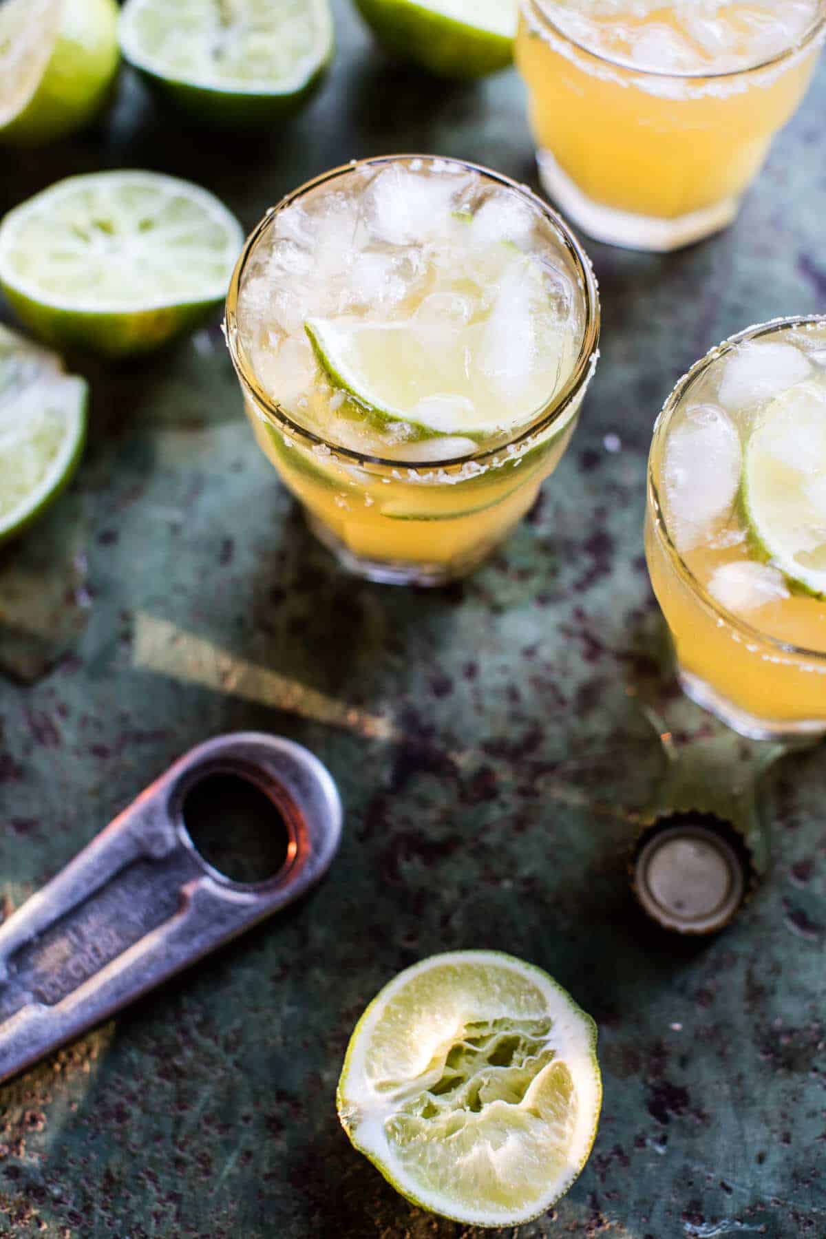 Pineapple Lime Beer Margaritas | halfbakedharvest.com @hbharvest