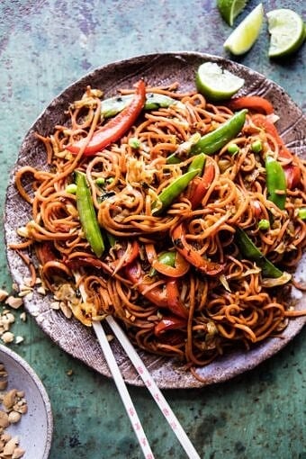 Singapore Sweet Potato Noodles | halfbakedharvest.com @hbharvest