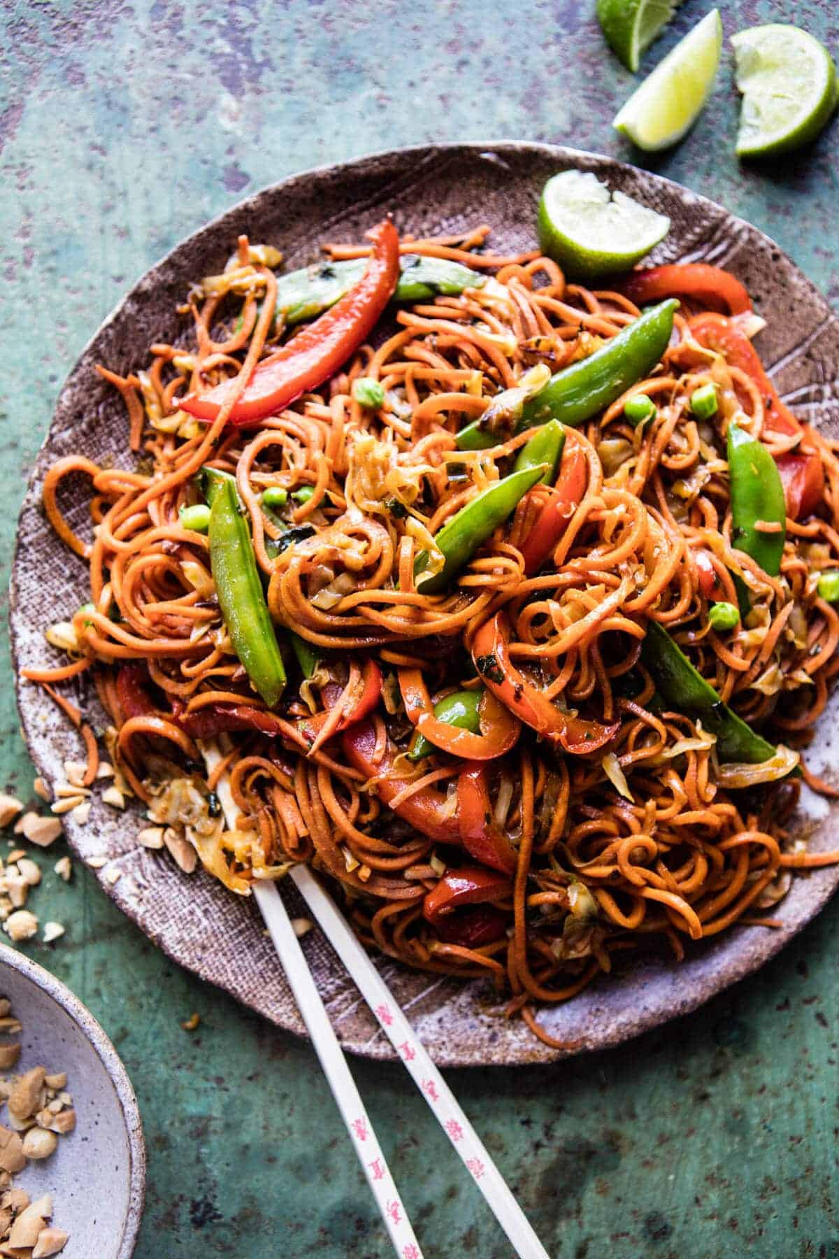 Singapore Sweet Potato Noodles | halfbakedharvest.com @hbharvest