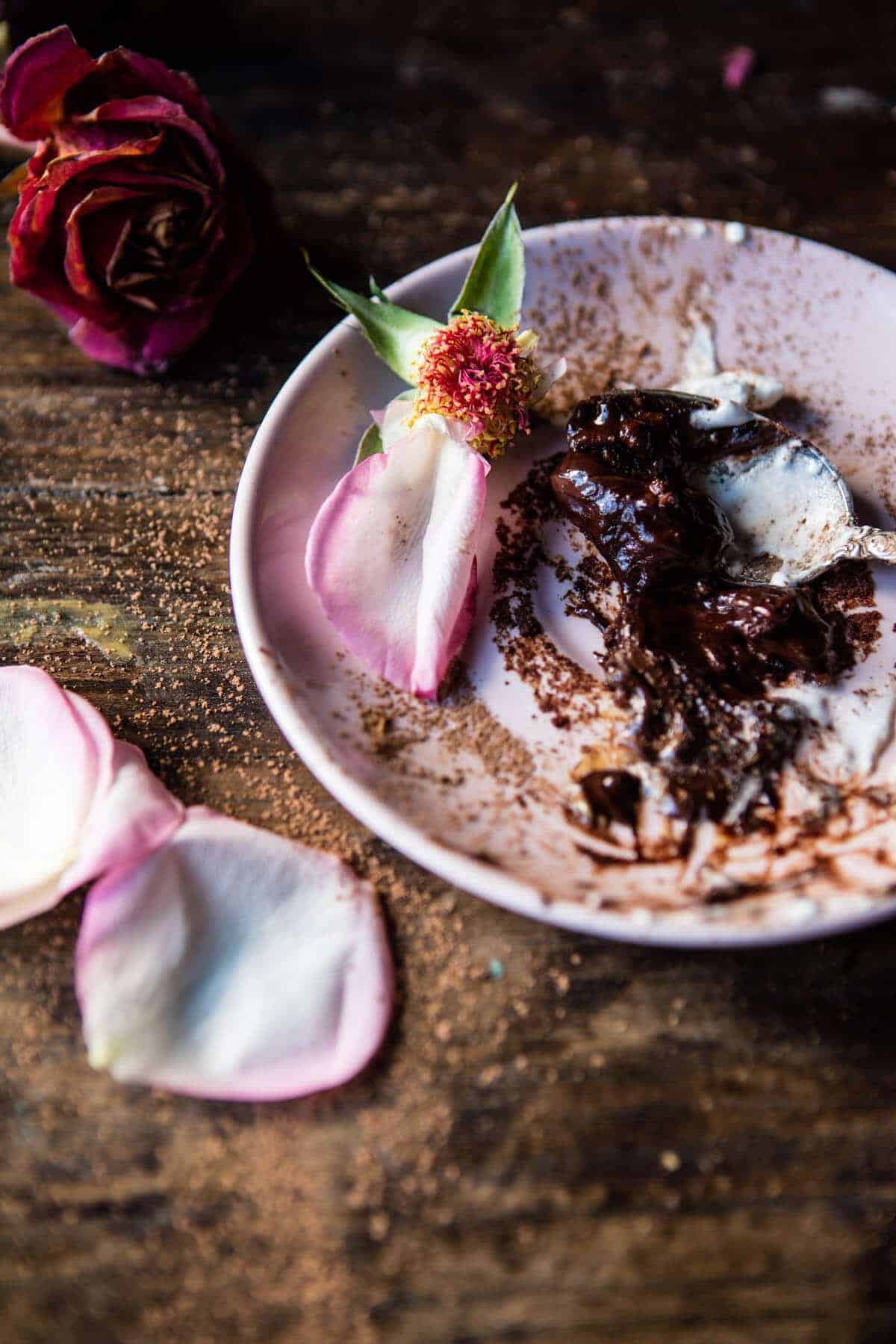Single Girls Wholesome Molten Chocolate Lava Cake | halfbakedharvest.com @hbharvest
