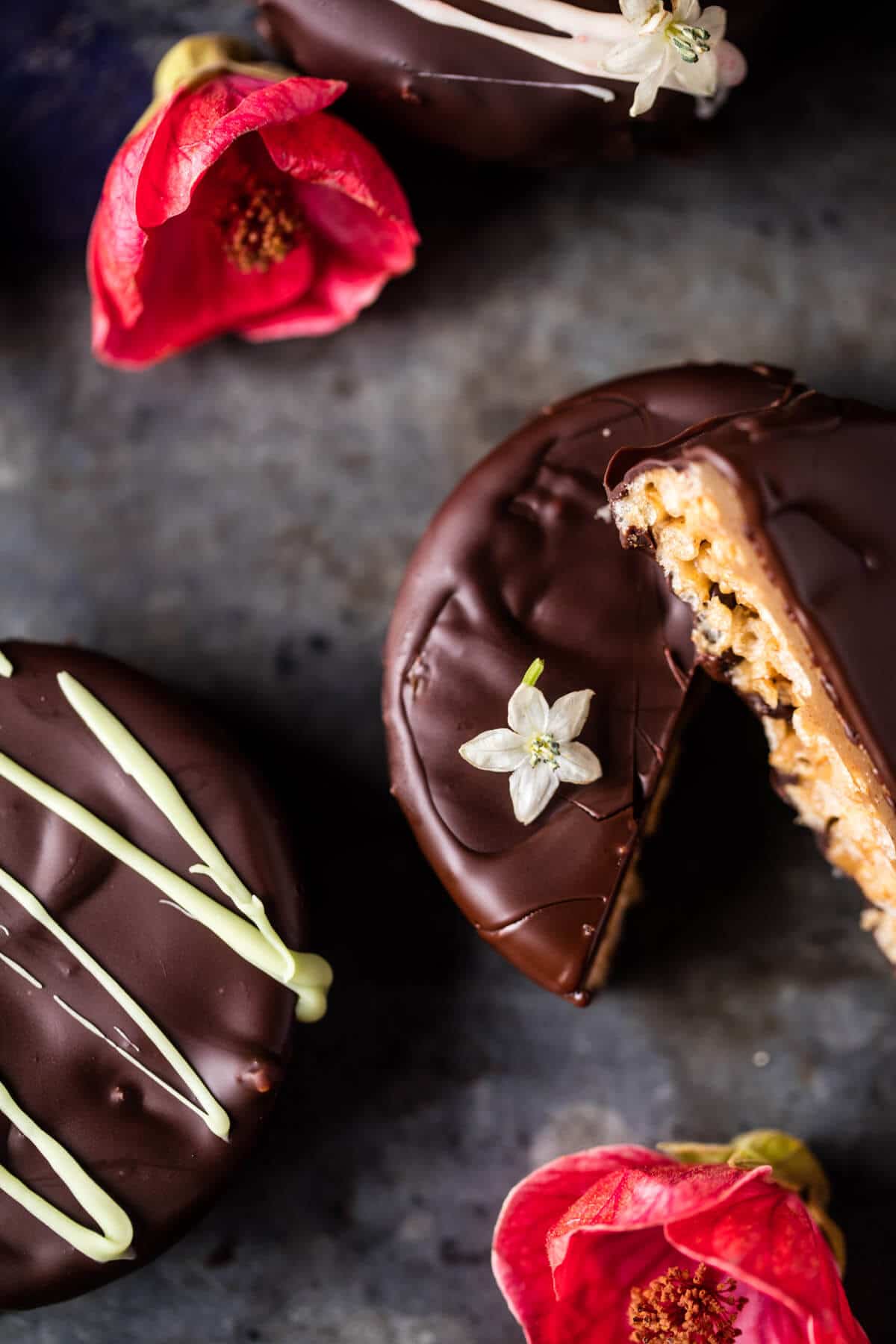 Best Chocolate Covered Peanut Butter Rice Crispy Treats | halfbakedharvest.com @hbharvest
