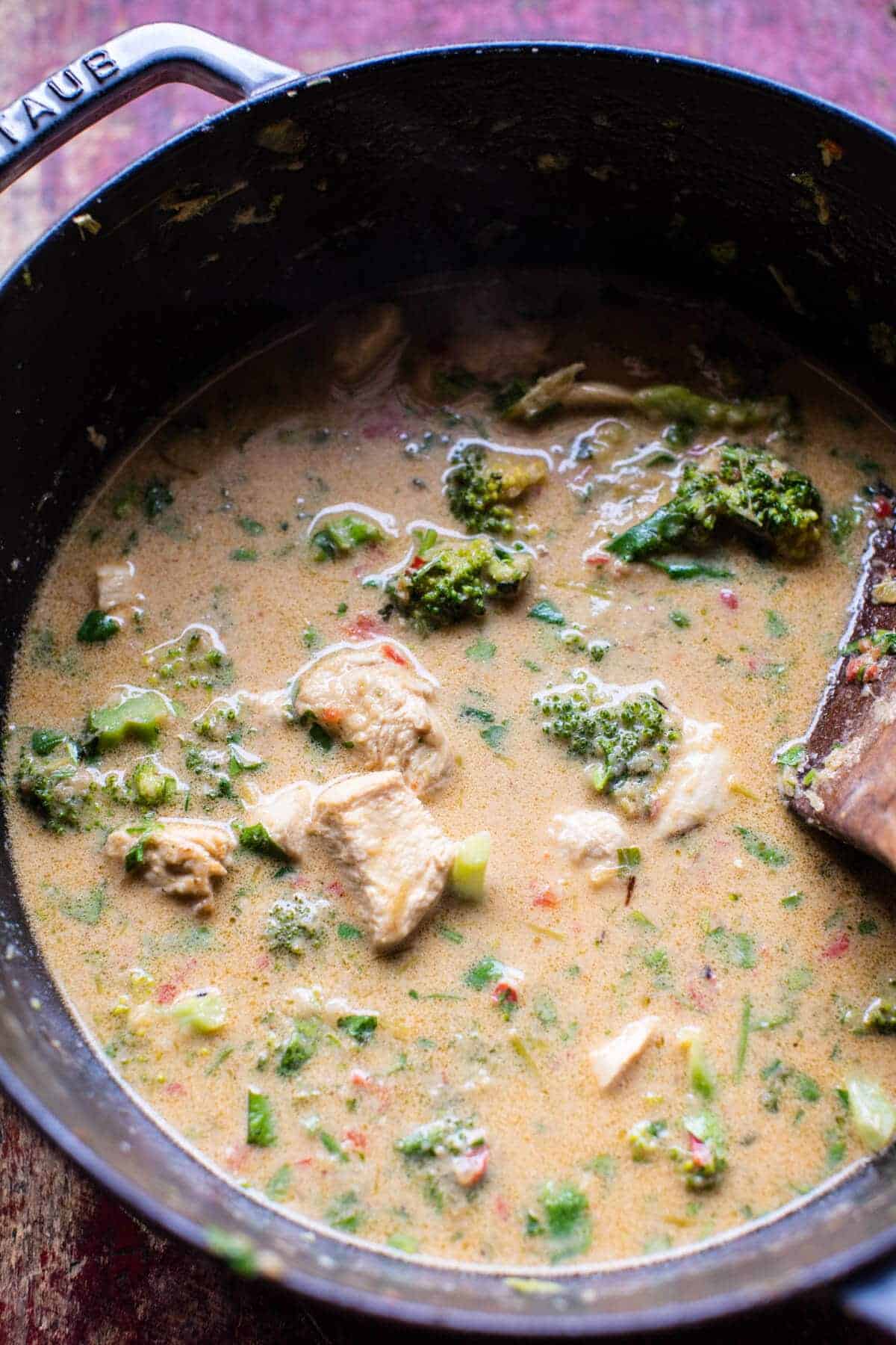 Coconut Lime Chicken Curry with Rice Noodles | halfbakedharvest.com @hbharvest