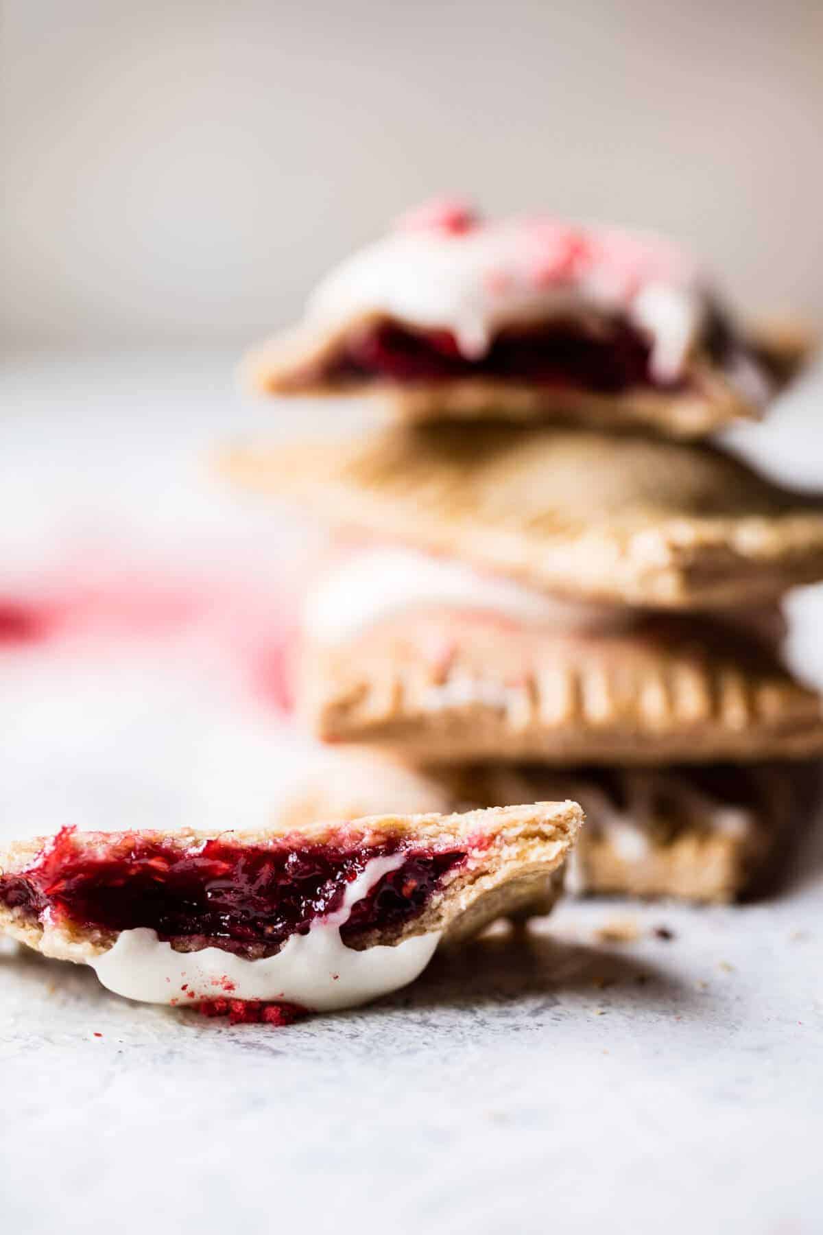 Homemade Strawberry White Chocolate Pop Tarts | halfbakedharvest.com @hbharvest