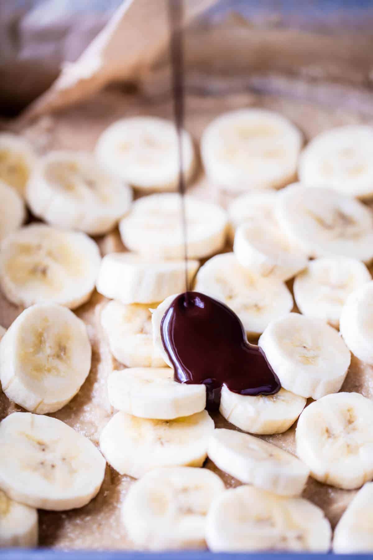 Raw Chocolate Banana Cashew Cream Pie Bars | halfbakedharvest.com @hbharvest